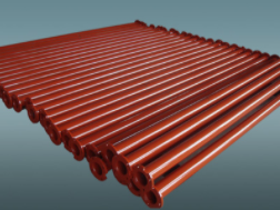 Keraaminen kulumiskestävä suora putki